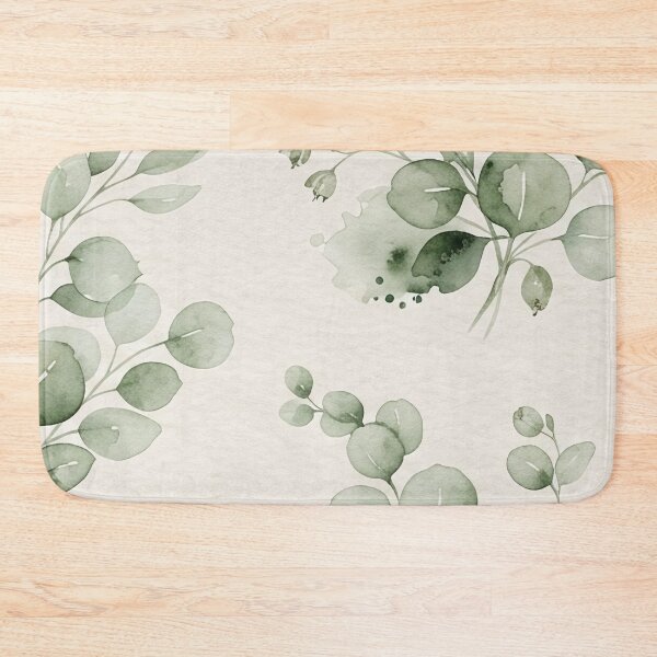 Item preview, Watercolor Eucalyptus Leaves Seamless Pattern designed and sold by SassyArtistry.