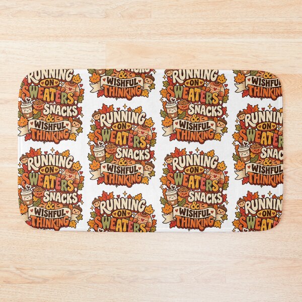 Item preview, Running On Sweaters Snacks And Wishful Thinking - Autumn Fall  designed and sold by InspiredCreatives.