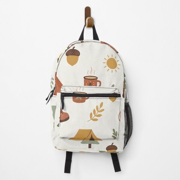 Item preview, Vintage Camping and Pine Trees Seamless Pattern designed and sold by SassyArtistry.