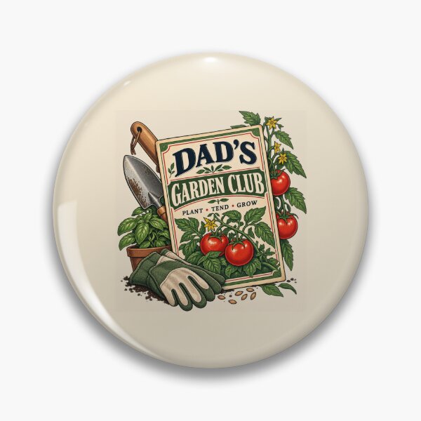 Item preview, Gardener Dad Gift – Dad’s Garden Club Vintage Gardening Design designed and sold by astersgraphics.