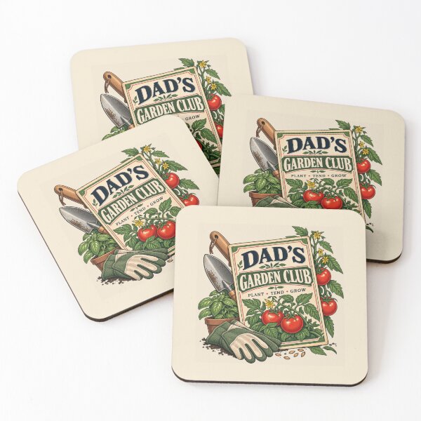 Item preview, Gardener Dad Gift – Dad’s Garden Club Vintage Gardening Design designed and sold by astersgraphics.
