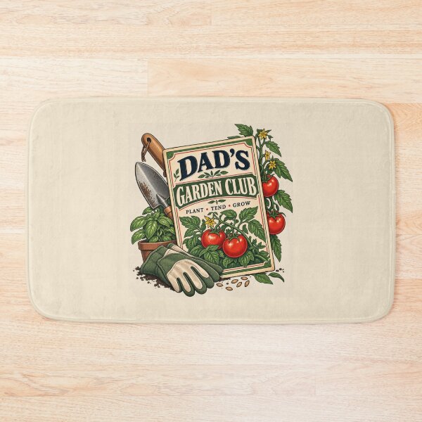 Item preview, Gardener Dad Gift – Dad’s Garden Club Vintage Gardening Design designed and sold by astersgraphics.