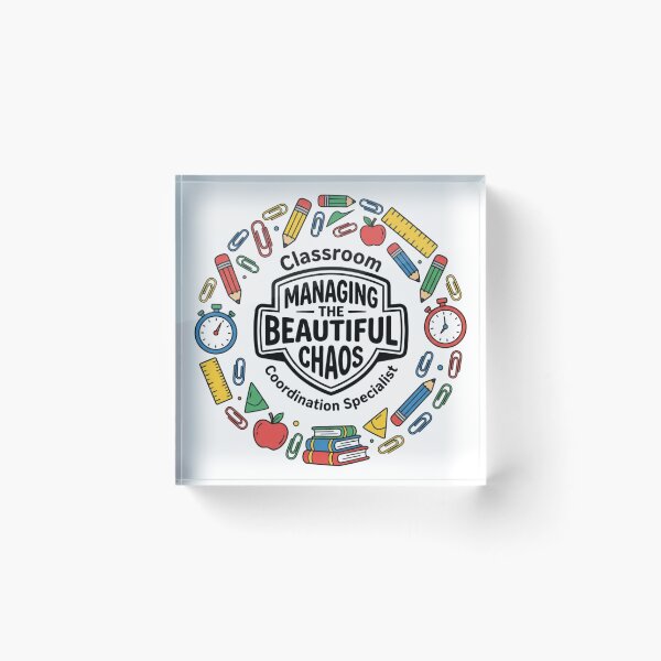 Item preview, Managing the Beautiful Chaos, Classroom Coordination Specialist Badge designed and sold by OpenFieldNotes.