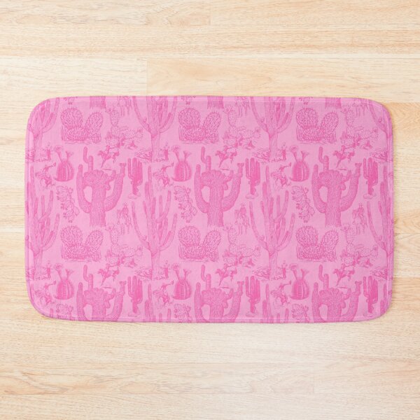 Item preview, Western Cactoile in Tonal Cotton Candy Pink designed and sold by YesterdayColl.