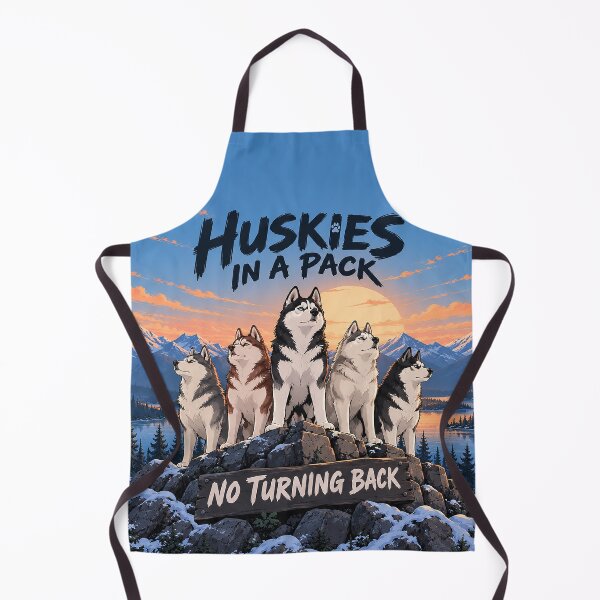 Item preview, Huskies in a Pack No Turning Back designed and sold by nikkolaus.