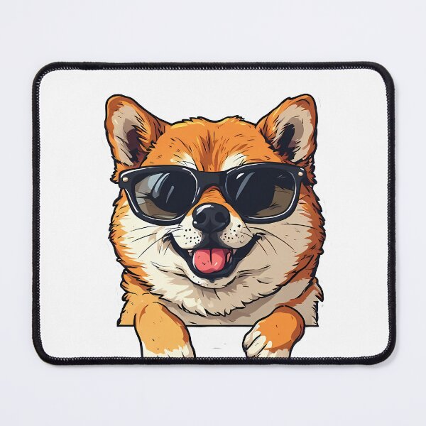 Item preview, Cool Shiba Inu Dog Wearing Sunglasses Paws Up designed and sold by Holub Art Studio & design.