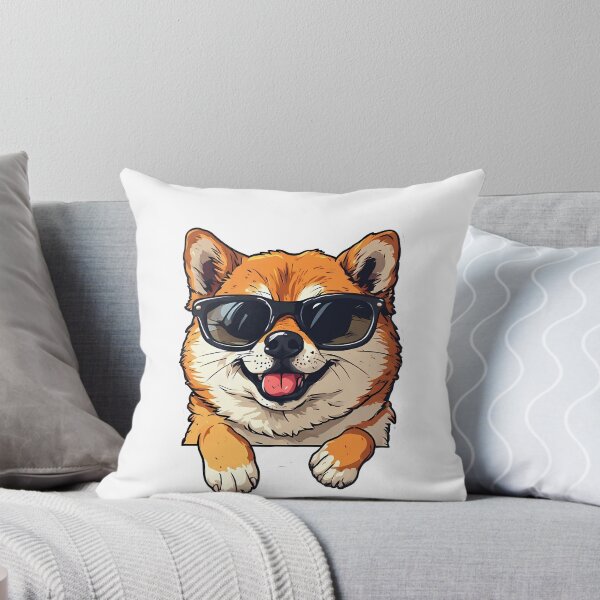 Item preview, Cool Shiba Inu Dog Wearing Sunglasses Paws Up designed and sold by Holub Art Studio & design.