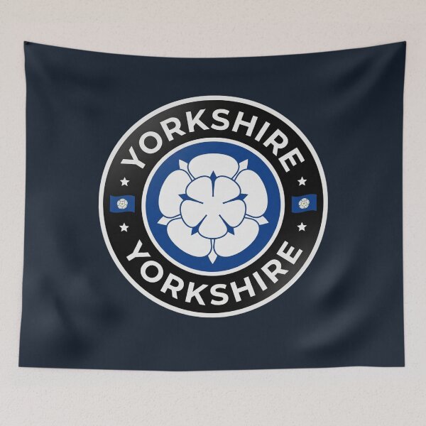 Aperçu de l'œuvre Emblème de la rose blanche du Yorkshire, blason du comté d'Angleterre créée et vendue par jeshands.