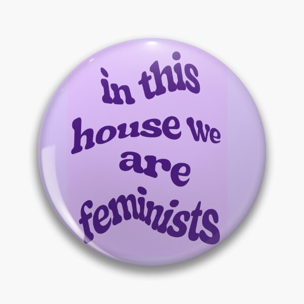 Item preview, In this house we are feminists (purple sticker) designed and sold by houlocomx.