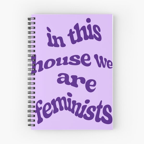 Item preview, In this house we are feminists (purple sticker) designed and sold by houlocomx.