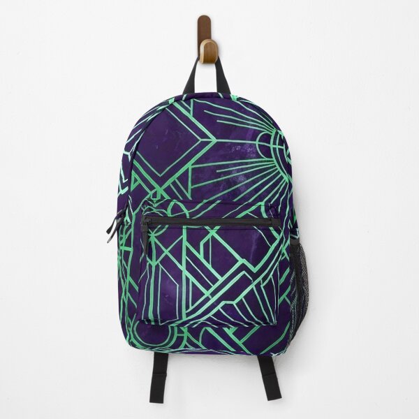 Item preview, Neon Green Art Deco Geometric Pattern designed and sold by SassyArtistry.