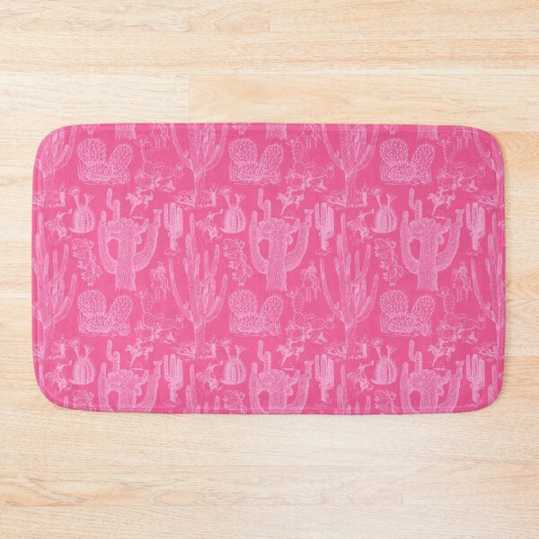Item preview, Western Cactoile in Tonal Bubblegum Pink designed and sold by YesterdayColl.