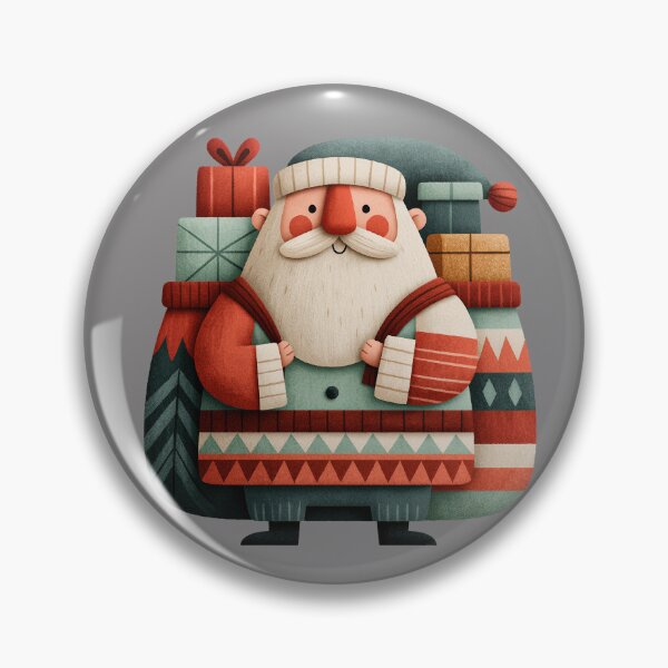 Item preview, Cute Mid Century Modern Santa Claus Art designed and sold by colorful-white.