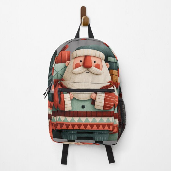 Item preview, Cute Mid Century Modern Santa Claus Art designed and sold by colorful-white.