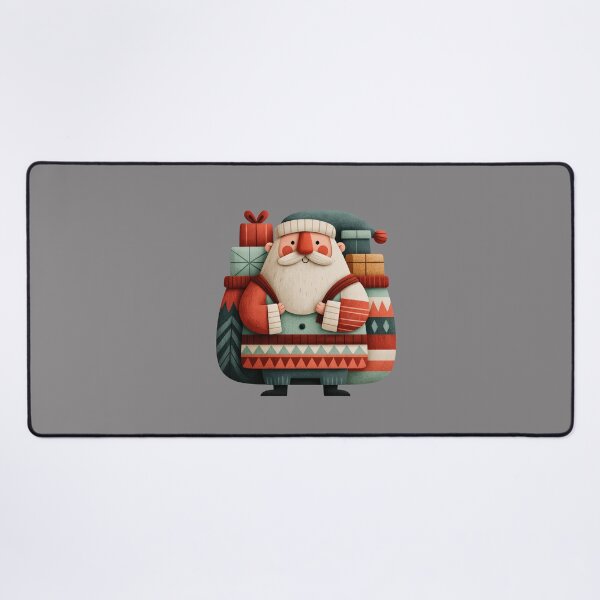 Item preview, Cute Mid Century Modern Santa Claus Art designed and sold by colorful-white.