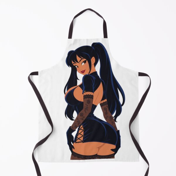 Item preview, Gothic Pin-Up Girl – Dark Retro Cartoon Glamour designed and sold by  Hollow Moon Studios..