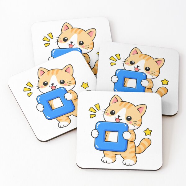 Item preview, Cute Orange Tabby Cat with Korean Hangul Letter ㅁ Kawaii Kitty designed and sold by NoopnyangStudio.