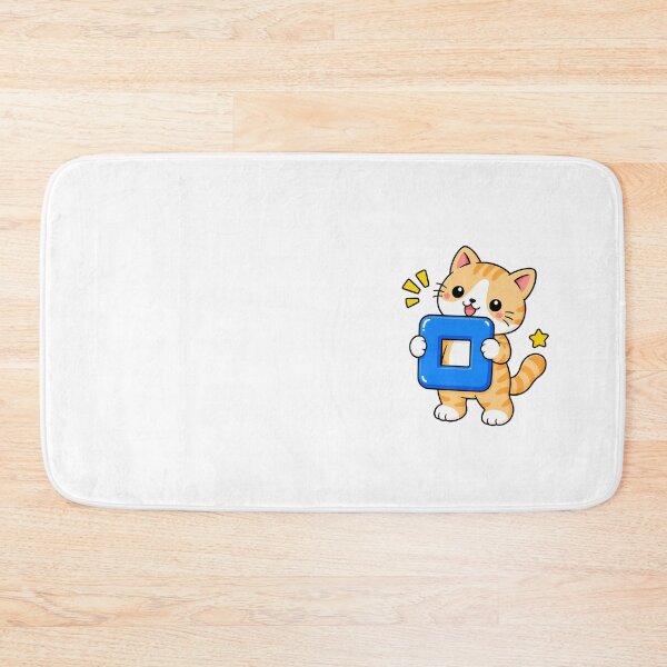 Item preview, Cute Orange Tabby Cat with Korean Hangul Letter ㅁ Kawaii Kitty designed and sold by NoopnyangStudio.