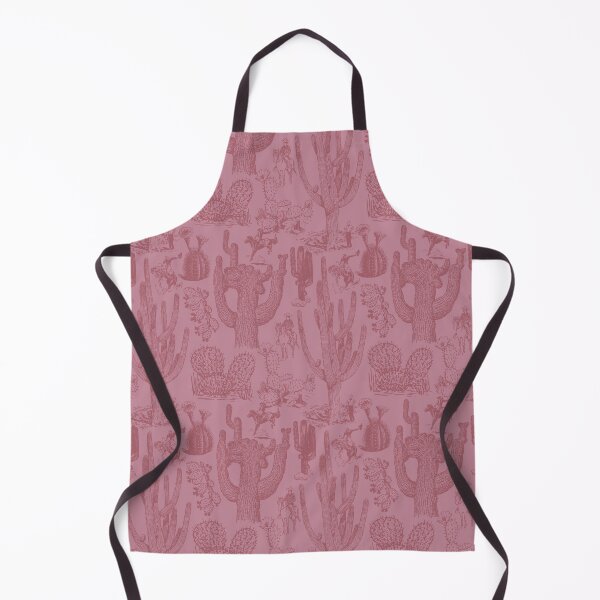 Item preview, Western Cactoile in Blush Mauve Rose designed and sold by YesterdayColl.