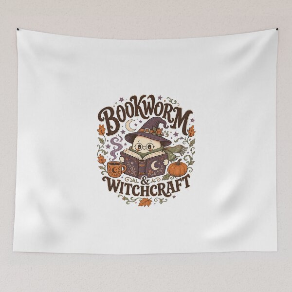 Item preview, Bookworm & Witchcraft Cozy Witchy Fall designed and sold by Zenith Design.