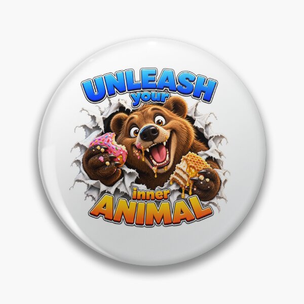 Item preview, Unleash Your Inner Animal - Hungry Bear designed and sold by Bor-Suk.