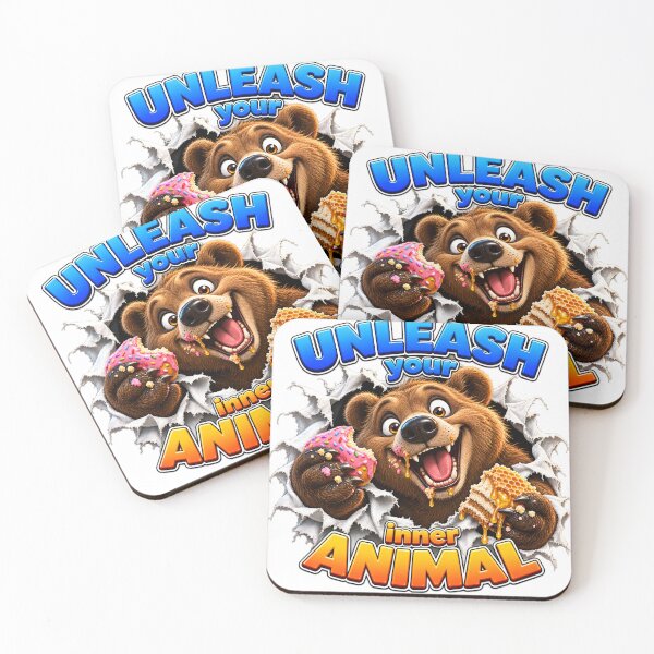 Item preview, Unleash Your Inner Animal - Hungry Bear designed and sold by Bor-Suk.