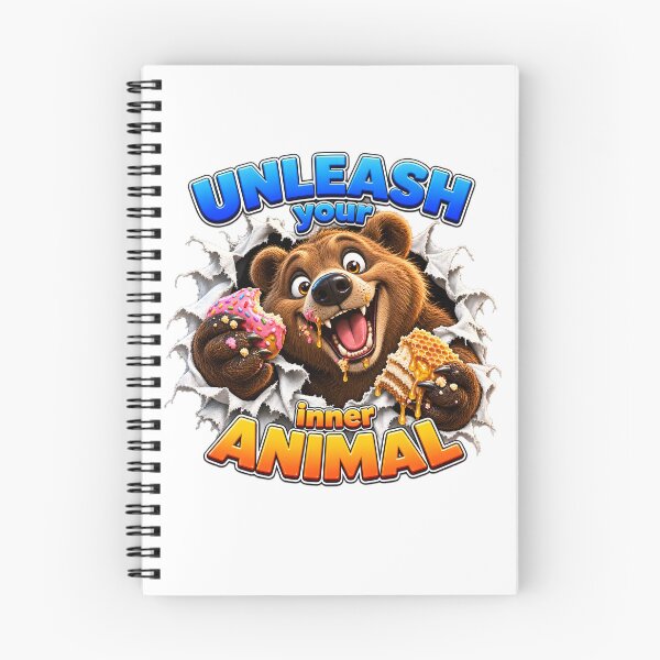 Item preview, Unleash Your Inner Animal - Hungry Bear designed and sold by Bor-Suk.