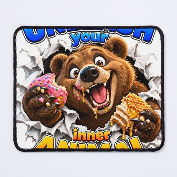 Item preview, Unleash Your Inner Animal - Hungry Bear designed and sold by Bor-Suk.