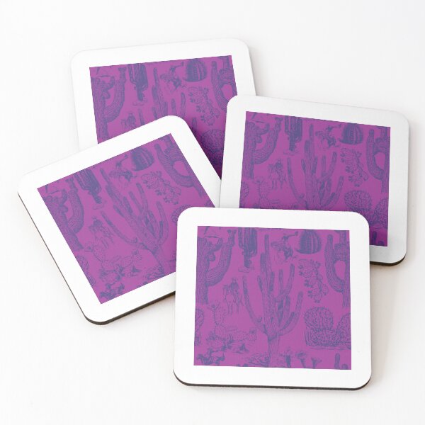 Item preview, Western Cactoile in Neon Purple designed and sold by YesterdayColl.