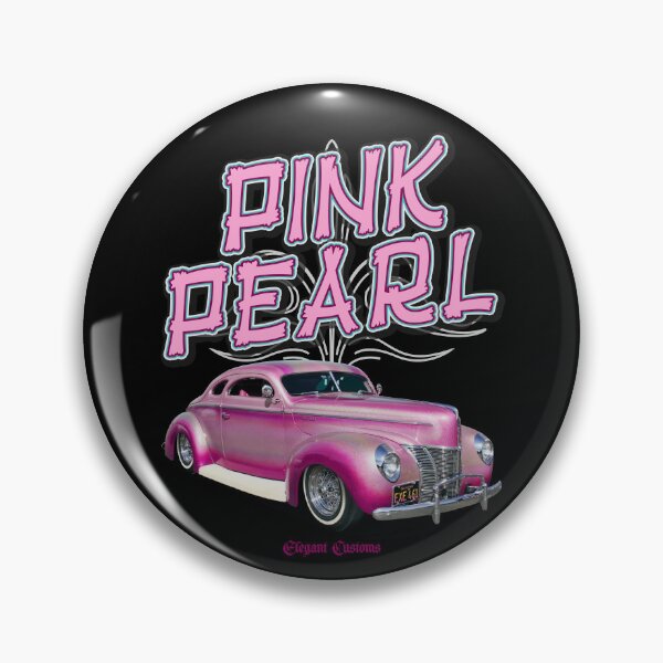 Item preview, 1940 Chopped Coupe Pink Pearl with text - Lowrider, Kustom, Hot Rod, Muscle Car designed and sold by Elegant Customs.