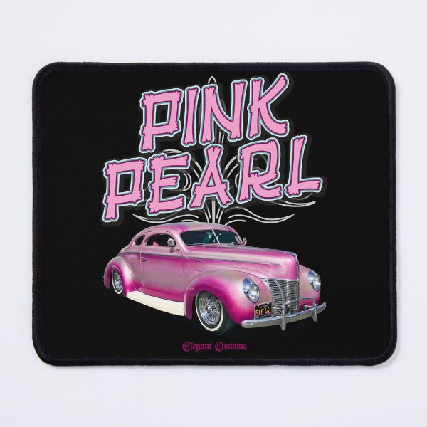 Item preview, 1940 Chopped Coupe Pink Pearl with text - Lowrider, Kustom, Hot Rod, Muscle Car designed and sold by Elegant Customs.