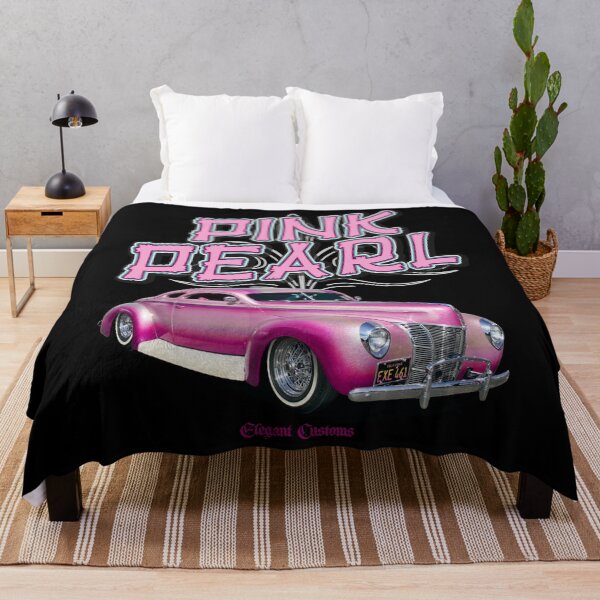 Item preview, 1940 Chopped Coupe Pink Pearl with text - Lowrider, Kustom, Hot Rod, Muscle Car designed and sold by Elegant Customs.