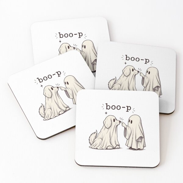 Item preview, Ghost Dog Boo-p designed and sold by LuveraxArt.
