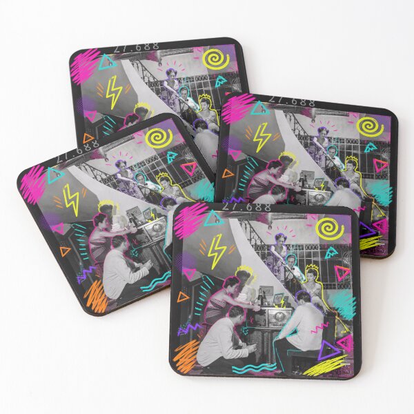 Item preview, Retro Future Beats - Vintage Radio Party Collage designed and sold by Avohai!.