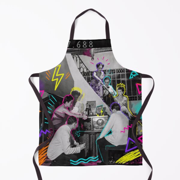 Item preview, Retro Future Beats - Vintage Radio Party Collage designed and sold by Avohai!.