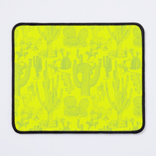 Item preview, Western Cactoile in Neon Safety Yellow designed and sold by YesterdayColl.