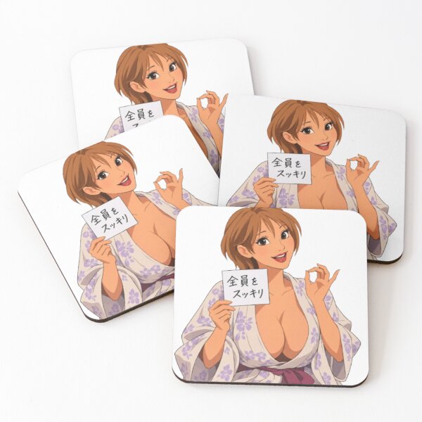 Item preview, Japanese Yukata Pin-Up Girl – Retro Cartoon Summer Glamour designed and sold by  Hollow Moon Studios..