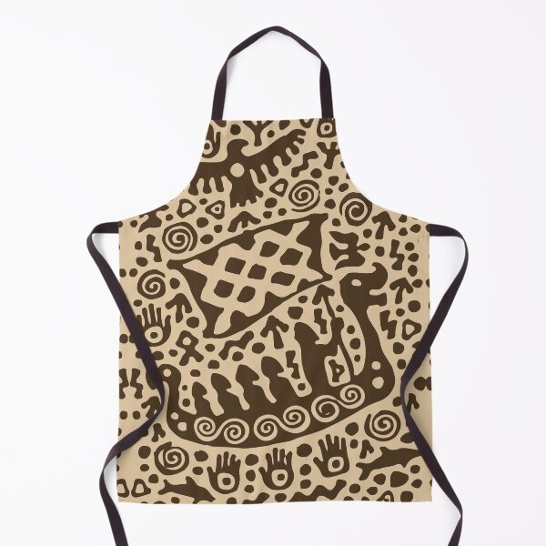 Item preview, Tribal Petroglyph Turtle Mandala Pattern designed and sold by RamyGallery.