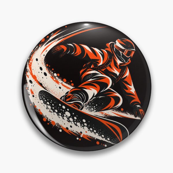 Item preview, Snowboarder in Motion – Abstract Snowboarding Art designed and sold by zhivago1980.