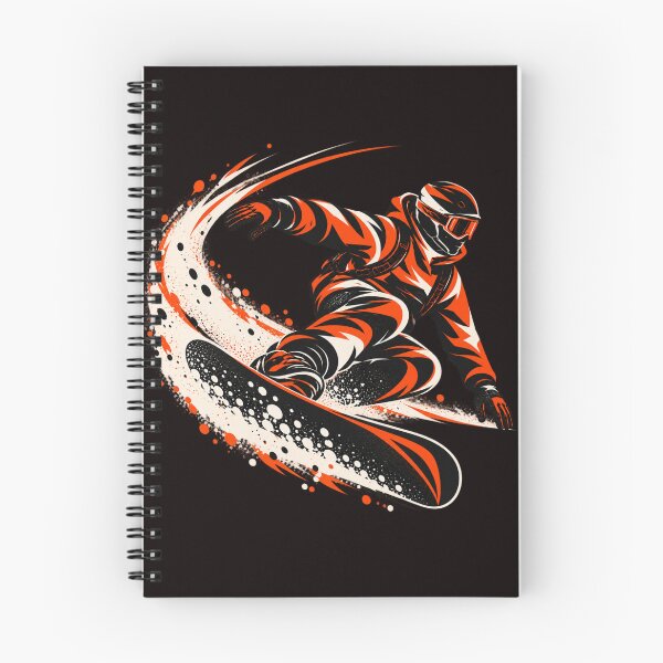Item preview, Snowboarder in Motion – Abstract Snowboarding Art designed and sold by zhivago1980.