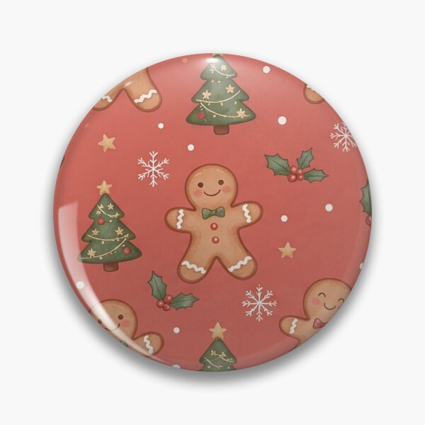 Item preview, Gingerbread Man and Christmas Tree Pattern designed and sold by SassyArtistry.