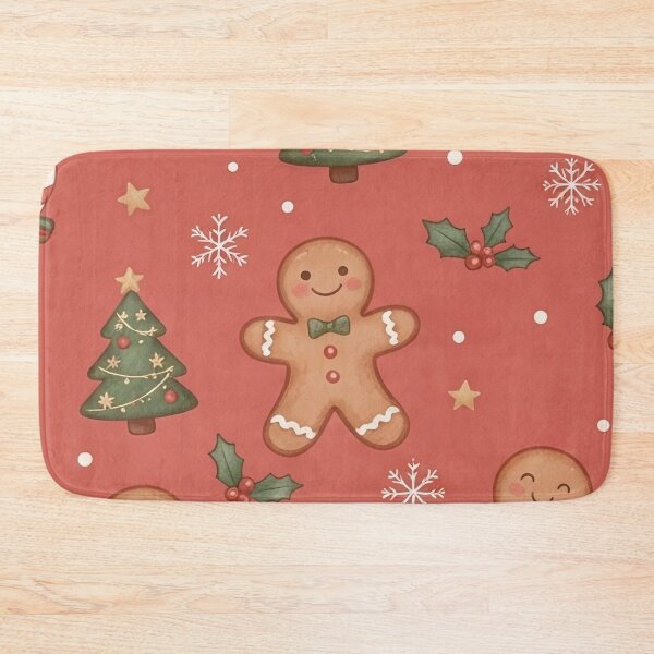 Item preview, Gingerbread Man and Christmas Tree Pattern designed and sold by SassyArtistry.