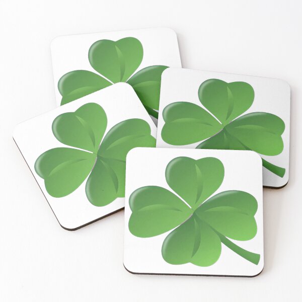 Item preview, LUCKY GIRL ERA - Glossy Four-Leaf Clover Icon - Symbol of Good Luck & Fortune designed and sold by HoMya.