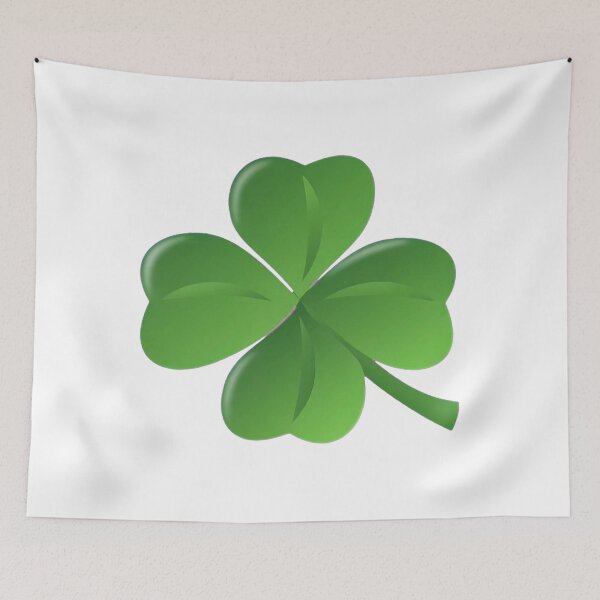 Item preview, LUCKY GIRL ERA - Glossy Four-Leaf Clover Icon - Symbol of Good Luck & Fortune designed and sold by HoMya.