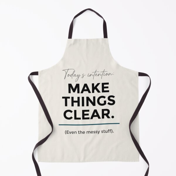 Item preview, Today's Intention Make Things Clear, Minimalist Teacher Quote designed and sold by OpenFieldNotes.