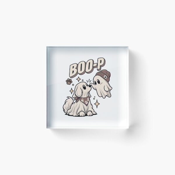 Item preview, Ghost Dog Boo-p designed and sold by LuveraxArt.