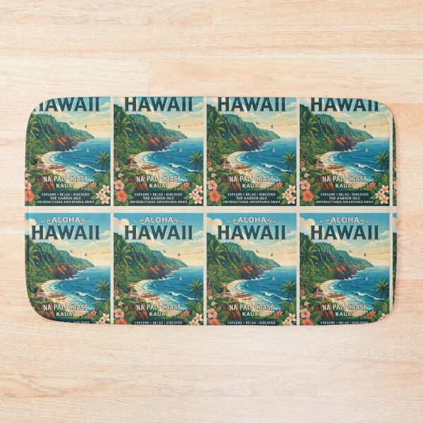 Item preview, Aloha Hawaii Vintage Travel Poster – Tropical Island Paradise designed and sold by ElartedeNoel.