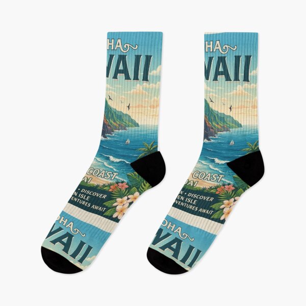 Item preview, Aloha Hawaii Vintage Travel Poster – Tropical Island Paradise designed and sold by ElartedeNoel.