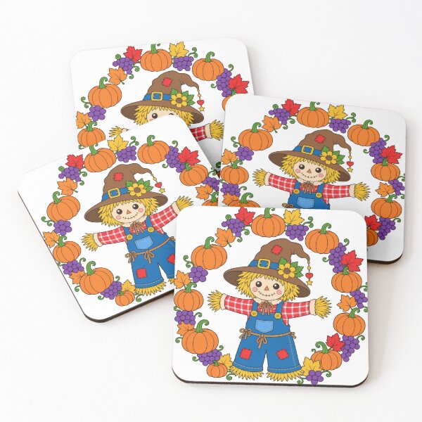 Item preview, Autumn Scarecrow Farmed Wreath designed and sold by kdhill.
