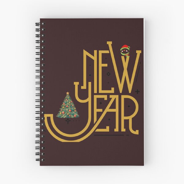 Item preview, GOLDEN NEW YEAR 2026 - Luxury Gold Foil Typography with Christmas Tree & Snowman - Festive Minimalist designed and sold by HoMya.